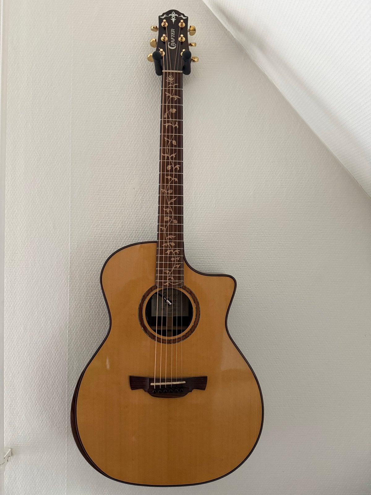Crafter VL G-28ce VVS Pro Westerngitaar, Ophalen, Zo goed als nieuw, Western- of Steelstringgitaar, Met (piezo-)element