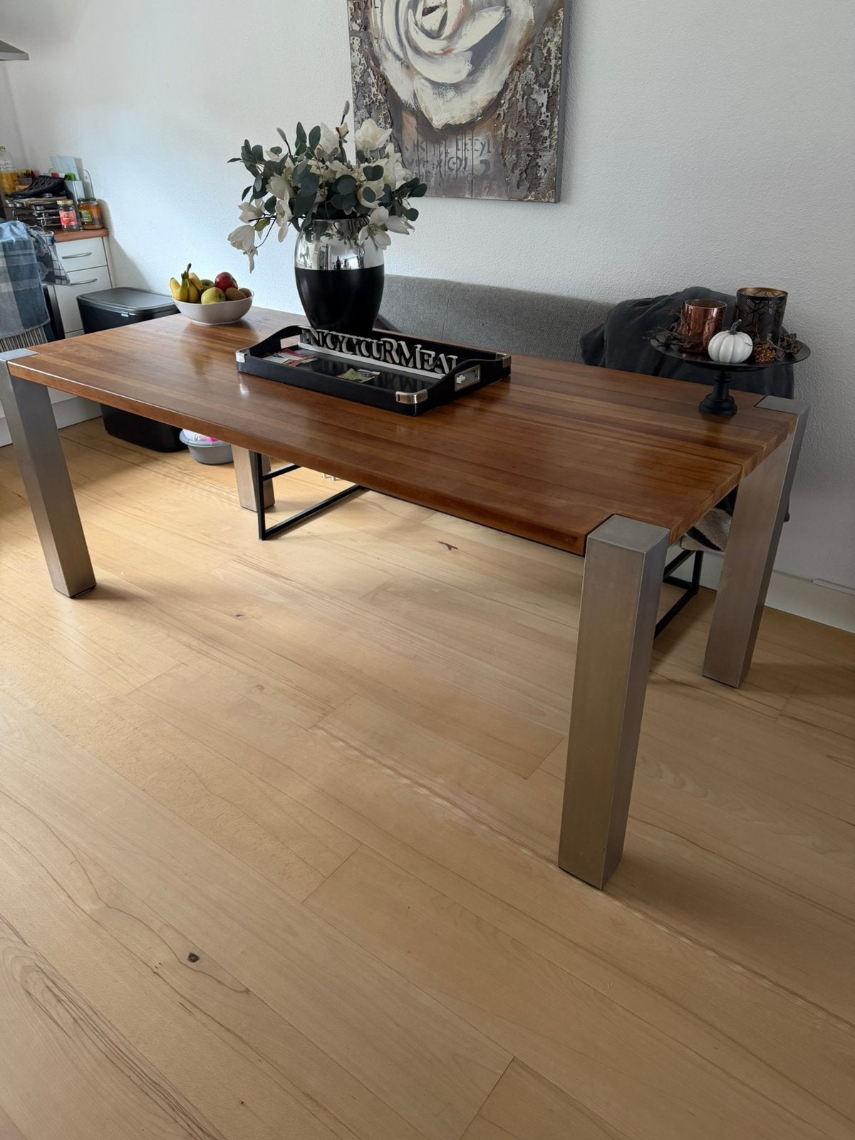 Eettafel 5-6 personen Troubadour, Huis en Inrichting, Gebruikt, 150 tot 200 cm, 200 cm of meer, Ophalen of Verzenden
