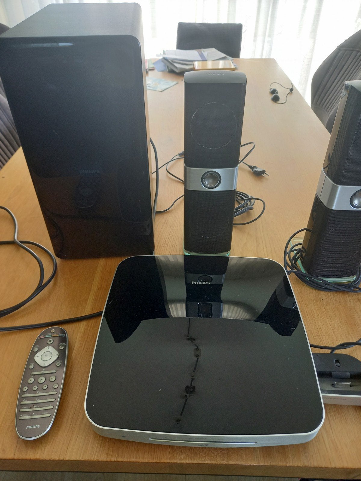 Philips SoundHub Home Theater HTS9221 Blu-ray 3D, Philips, Gebruikt, 2.1-systeem, Blu-ray-speler