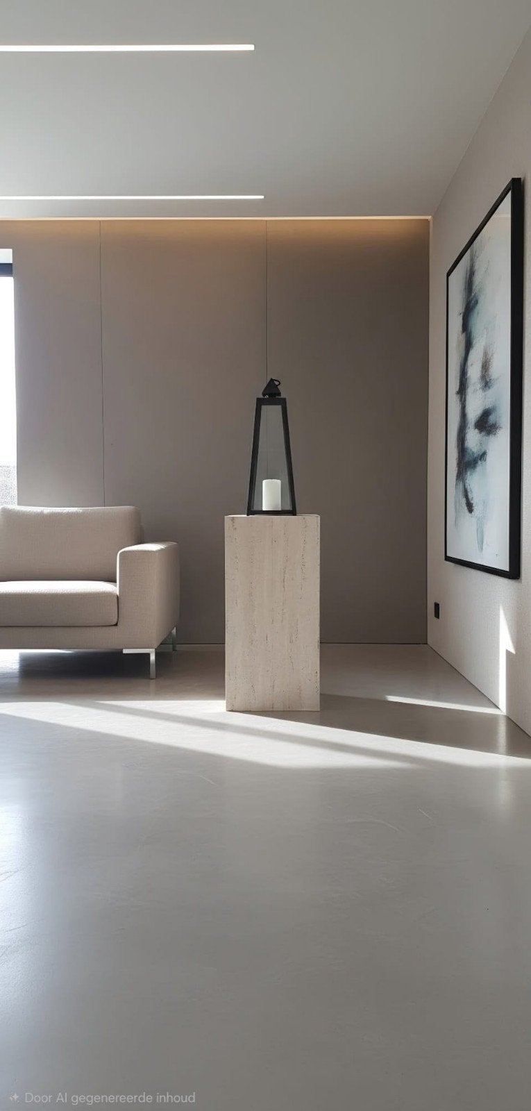 Decoratieve pilaar marmerlook, Ophalen, Gebruikt