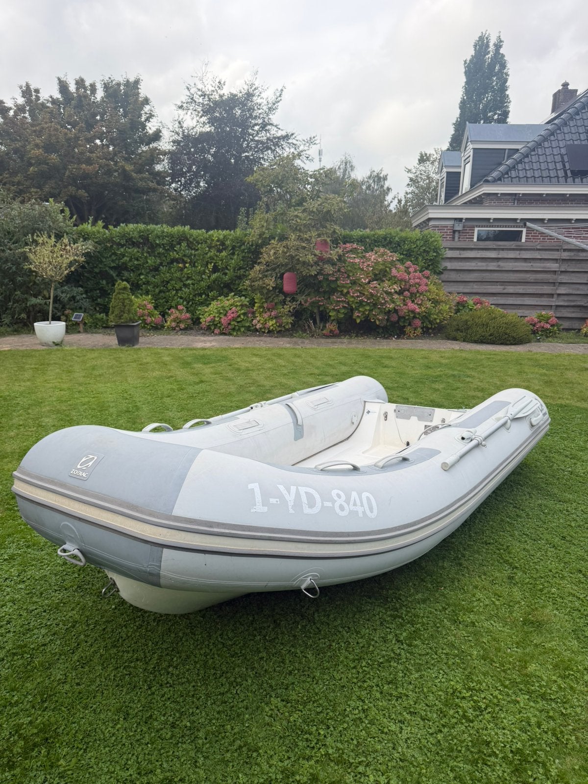 Zodiac 340 rib, Watersport en Boten, Ophalen, Gebruikt, Motorboot