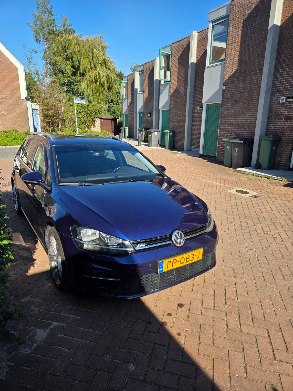 VW Golf Variant 1.6 TDI R-LINE DSG Alcantara Virtual Cockpit, Auto's, Dealer onderhouden, 4 cilinders, Blauw, Alcantara
