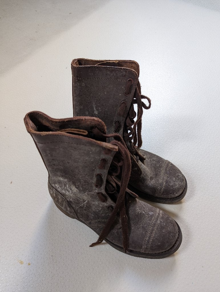 Legerlaarzen Bruin maat 41, Verzamelen, Militaria | Algemeen, Ophalen of Verzenden, Landmacht, Nederland, Kleding of Schoenen
