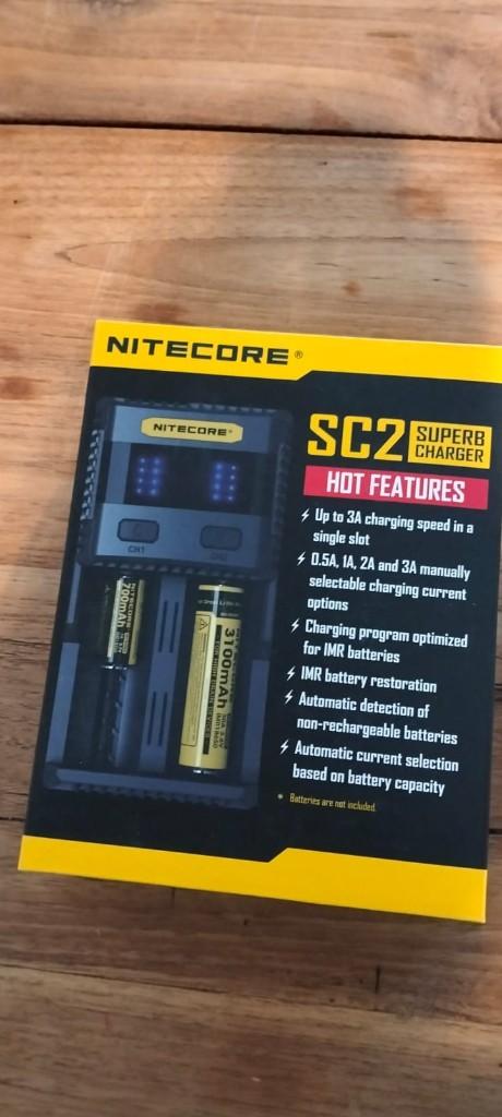 Nitecore SC2 SuperB charger oplader batterij, Rossum, Nieuw, Ophalen of Verzenden, Info@tradoplus.nl