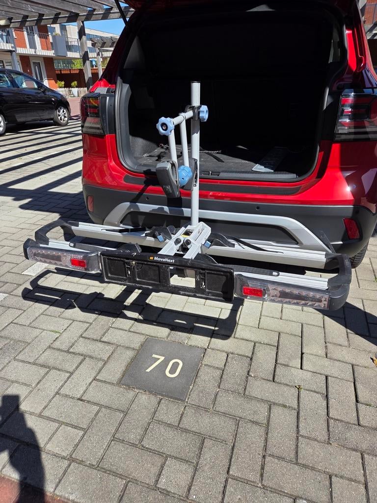 Movanext Vision fietsendrager 2 elec fietsen, Auto diversen, Ophalen, Zo goed als nieuw, 2 fietsen, Trekhaakdrager