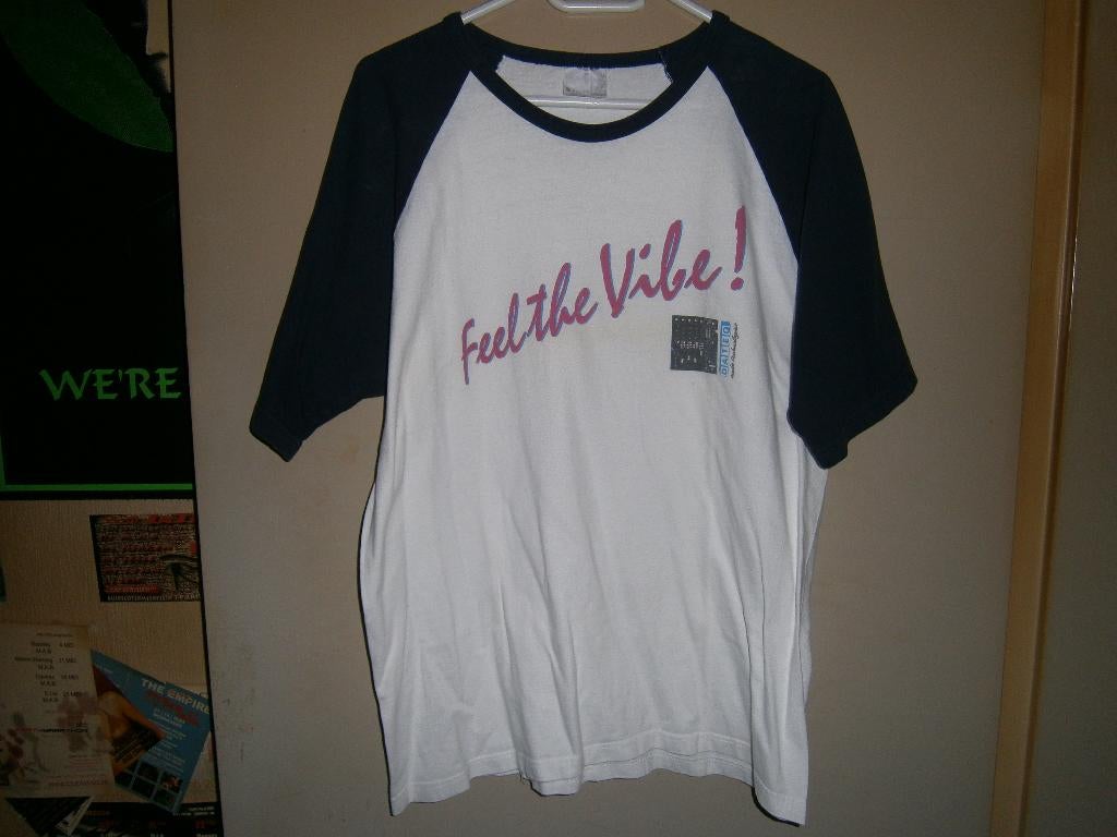 Heel zeldzaam T-shirt Dateq Vibe mengpaneel, Feel The Vibe !, Ophalen, Wit, Maat 56/58 (XL), Promodoro , premium label