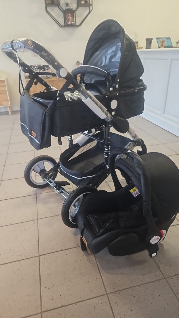 kinderwagen 3 in 1, Verstelbare duwstang, Nieuw, Combiwagen, Ophalen
