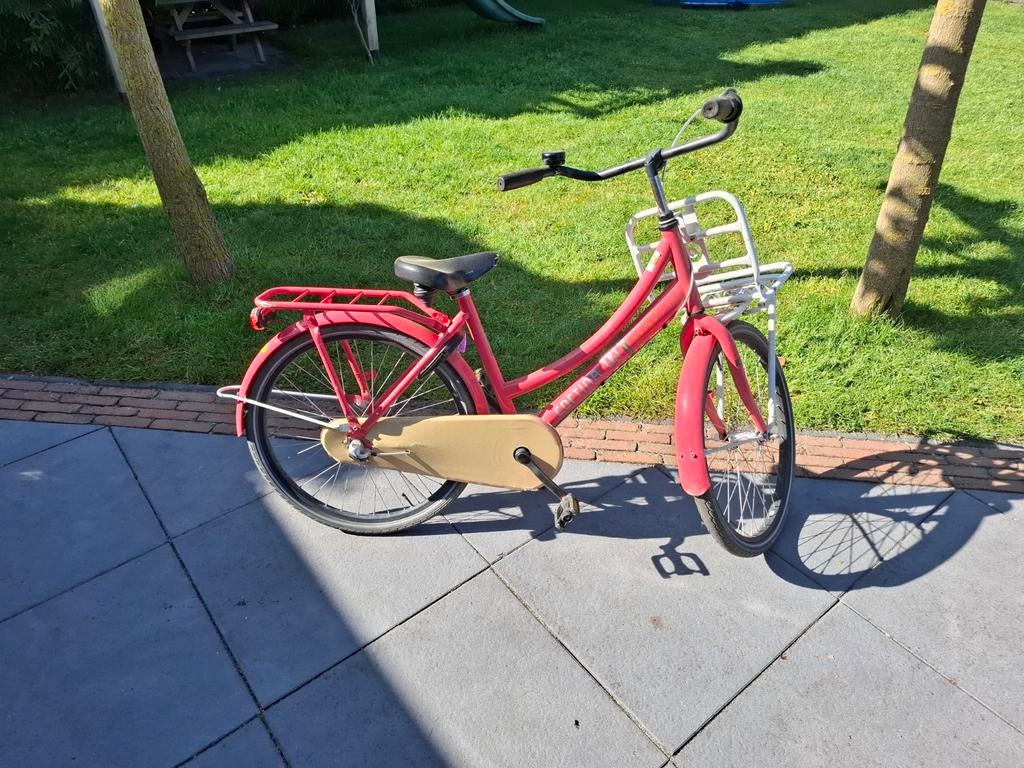 Cortina meisjesfiets, Fietsen en Brommers, Fietsen | Dames | Damesfietsen, Terugtraprem, Gebruikt, Versnellingen, 50 tot 53 cm