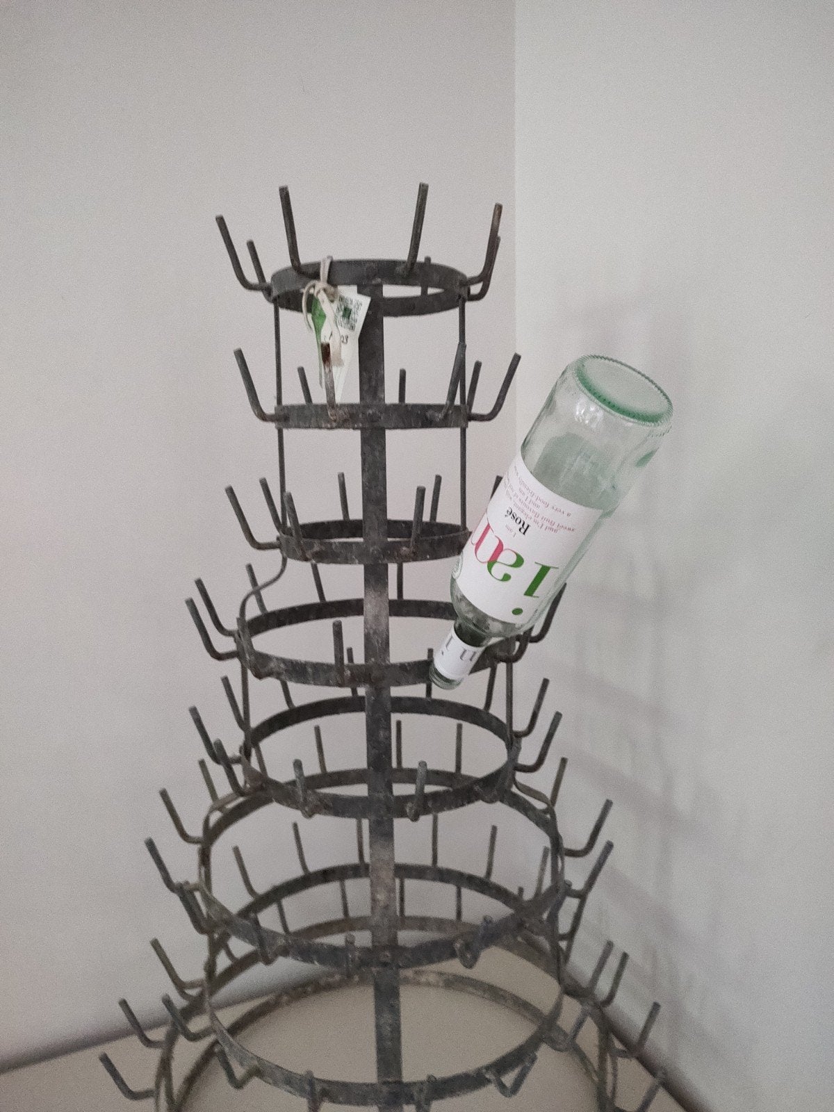 Vintage Zinken Frans Flessenrek (Hérisson) -  K703, Ophalen