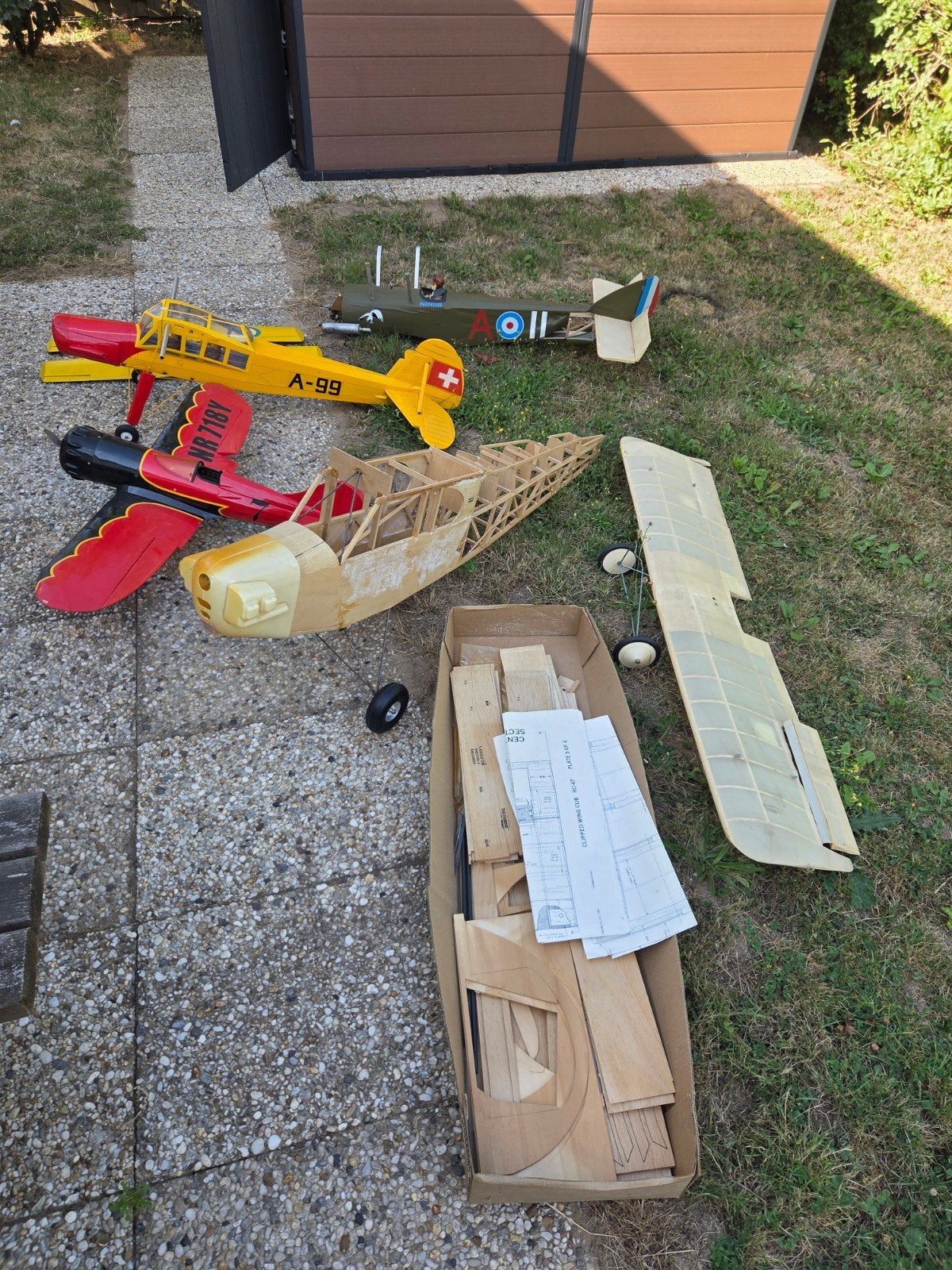 RC Vliegtuigen en Bouwpakketten - Diverse Modellen, Ophalen, 1:72 tot 1:144, Overige merken
