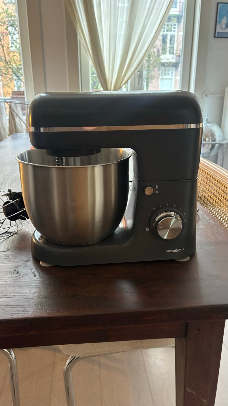 SilverCrest Keukenmachine met accessoires, Ophalen of Verzenden, Zo goed als nieuw, Vaatwasserbestendig, 3 snelheden of meer