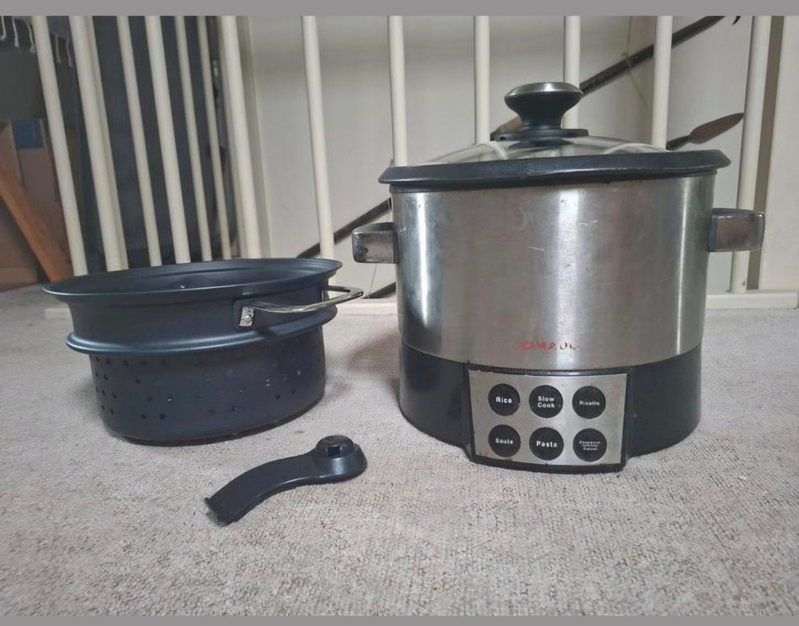 multi&rijst cooker 1.8L in goede staat, Witgoed en Apparatuur, Slowcookers, Ophalen of Verzenden, Timer, Gebruikt