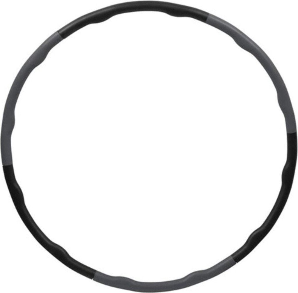 Fitness / massage hoelahoep | 100 cm | Zwart grijs (nieuw), Verzenden, Nieuw, Benen, Buikspierwiel