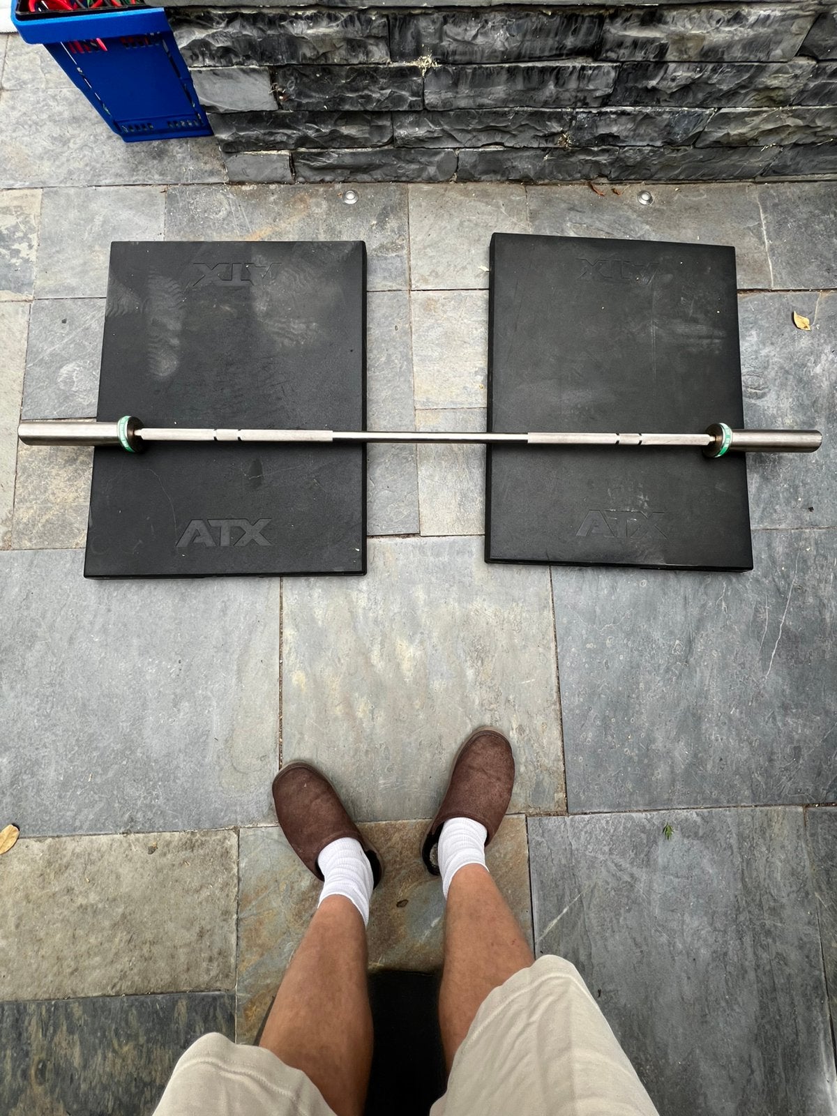 Halterstang 10kg trainings bar ATX, Ophalen, Zo goed als nieuw, Halterstangen