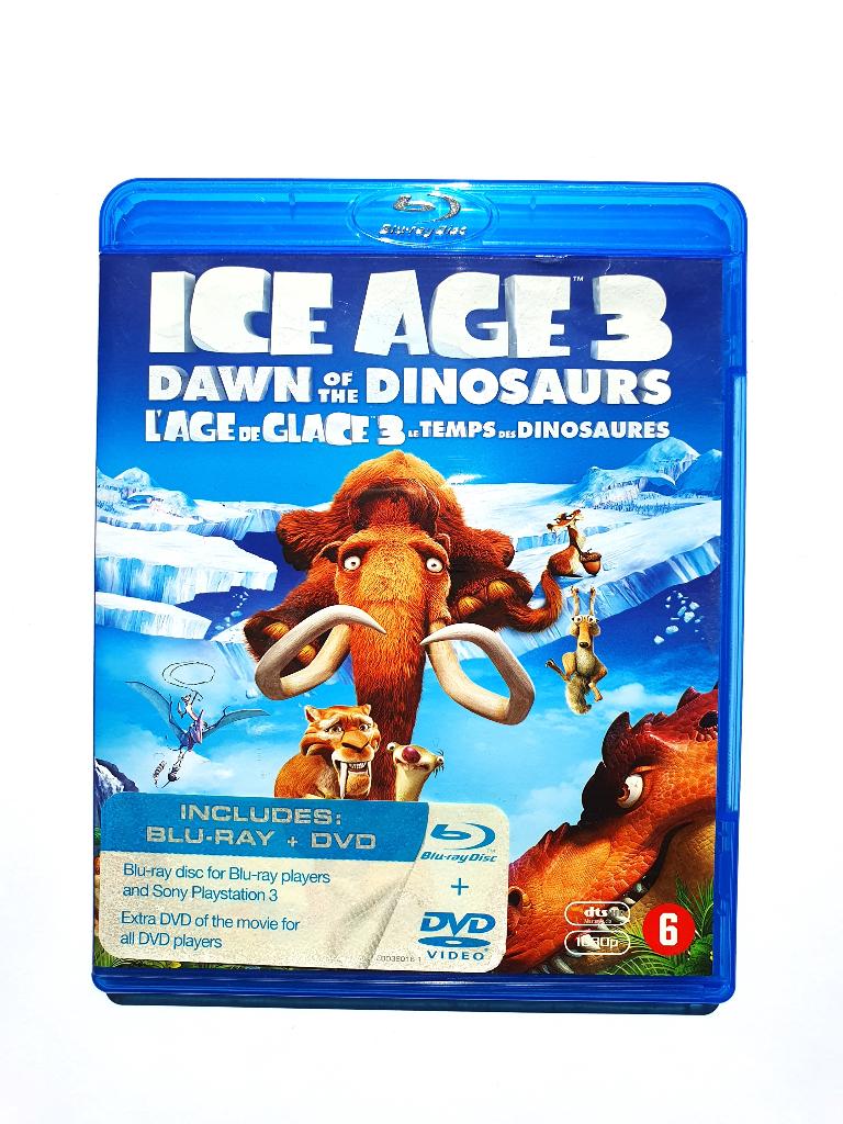Ice Age 3 (Blu-ray + DVD), Ophalen of Verzenden, Zo goed als nieuw, Tekenfilms en Animatie
