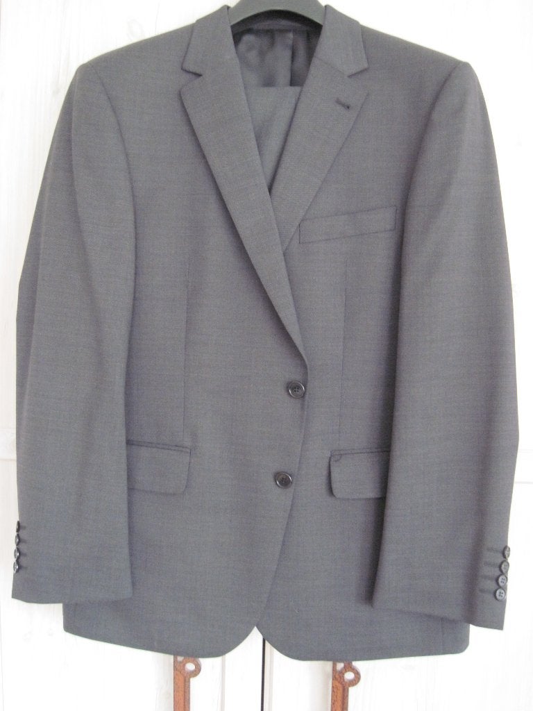 Kostuum Mt 54 (Zo goed als nieuw), Kleding | Heren, Ophalen of Verzenden, Zo goed als nieuw, Maat 52/54 (L), Grijs