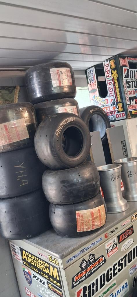 Heel veel kart ( histokart ) onderdelen, Sport en Fitness, Karting, Kart, Ophalen of Verzenden
