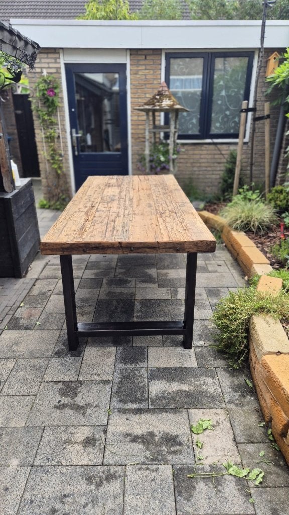 Eettafel, Ophalen, 200 cm of meer, 50 tot 100 cm, Zo goed als nieuw