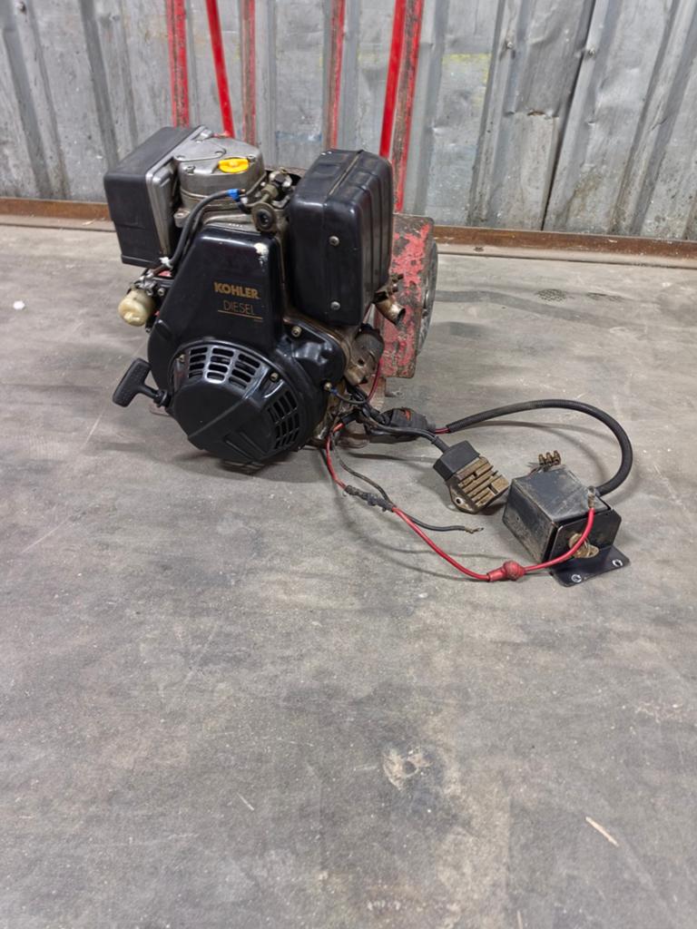 Kohler / Lombardini KD350 dieselmotor, Ophalen, Gebruikt, Dieselmotor
