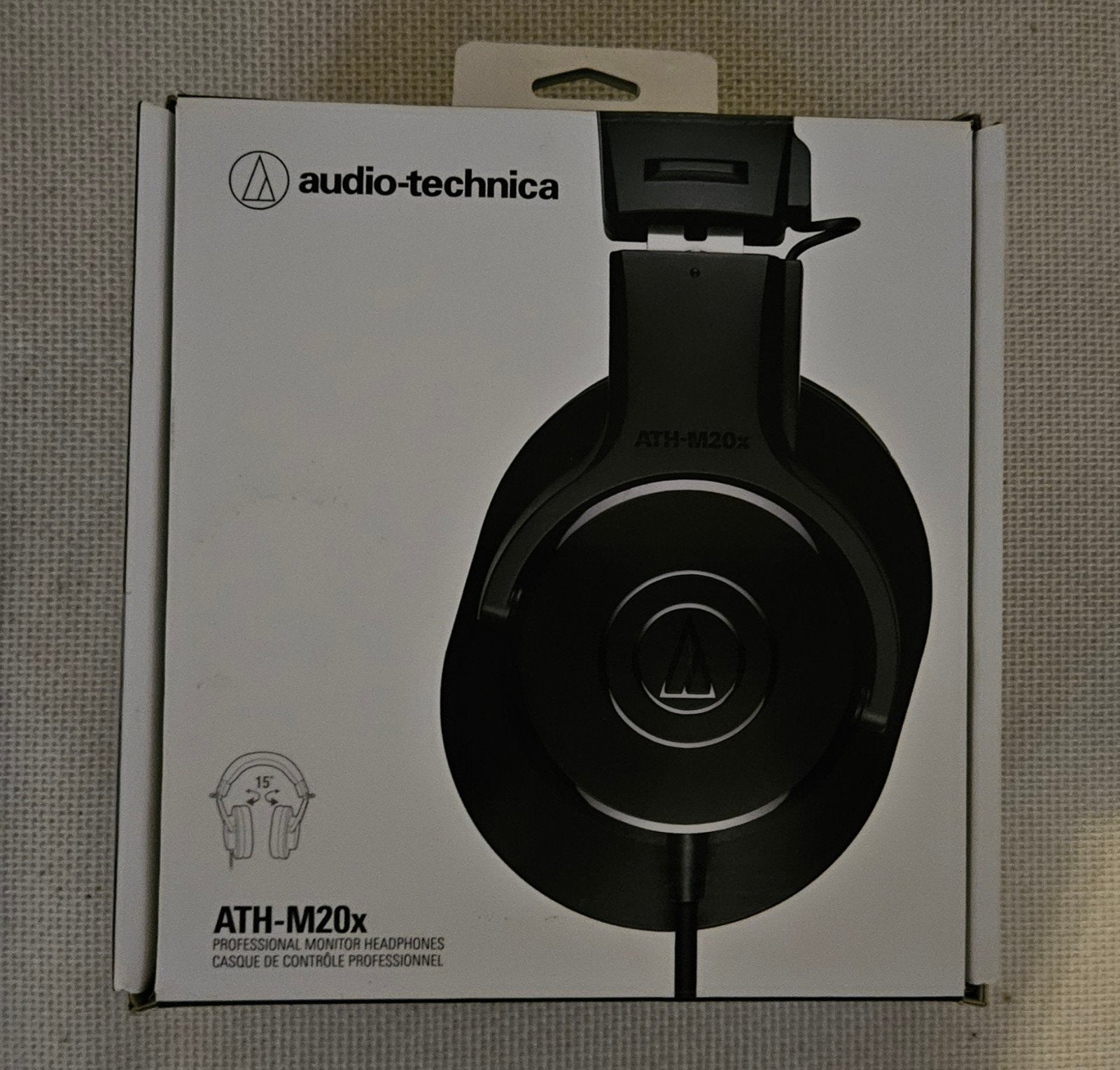 Audio-Technica ATH-M20x Studio Hoofdtelefoon, Audio, Tv en Foto, Koptelefoons, Overige merken, Verstelbaar, Ophalen of Verzenden