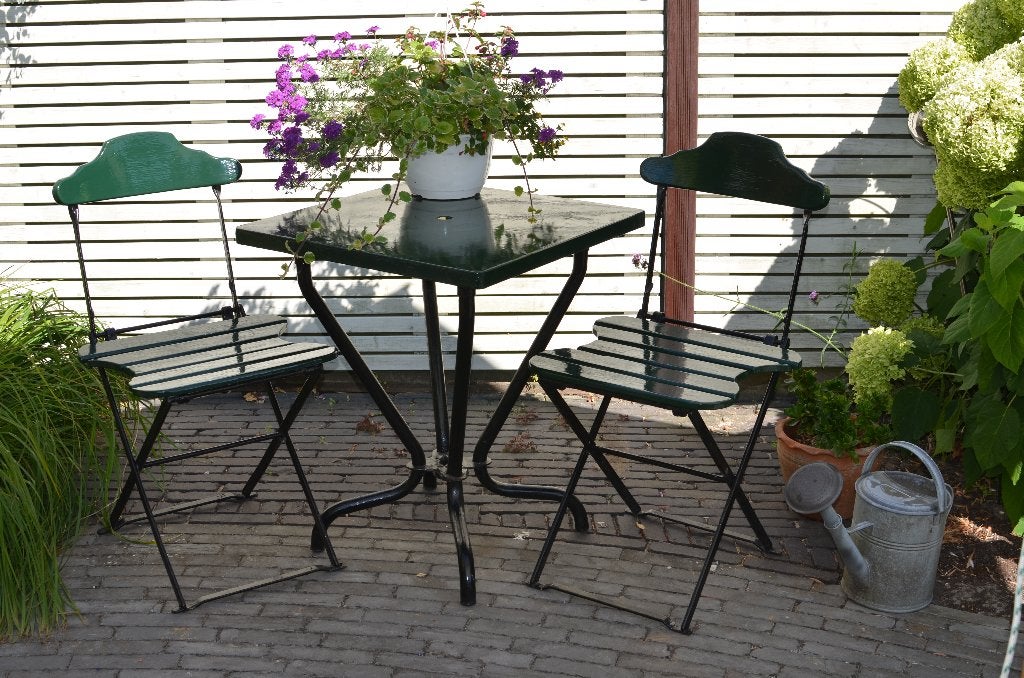 Vintage bistroset, Ophalen