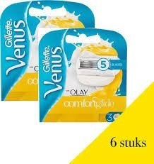 Gillette Venus & Olay 6 Comfortglide Scheermesjes, Ophalen, Nieuw, Overige typen