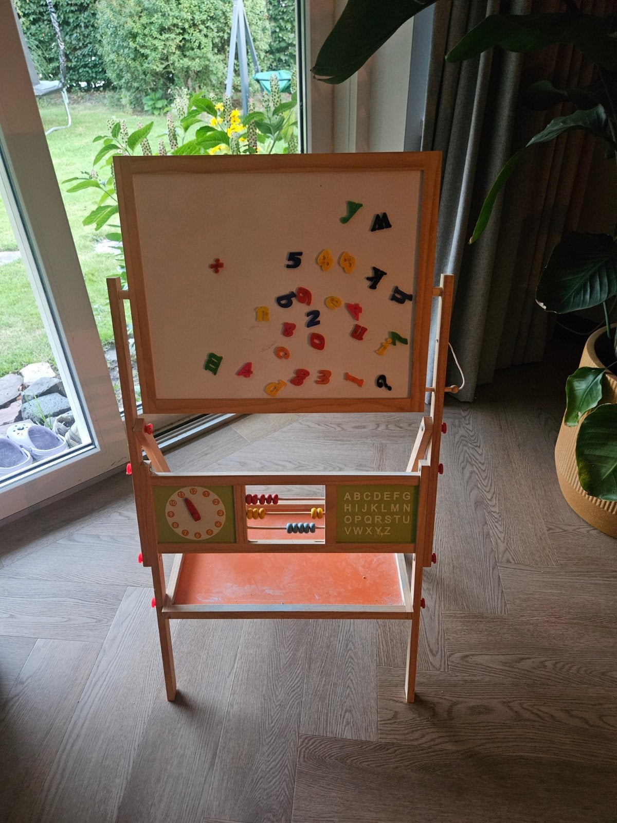 Letter magneet bord en krijtbord, Ophalen, Zo goed als nieuw