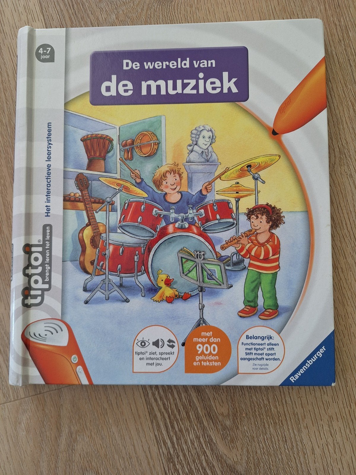 Tiptoi: De wereld van de muziek (4-7 jaar), Ophalen of Verzenden, Zo goed als nieuw, Taal en Lezen, Met geluid