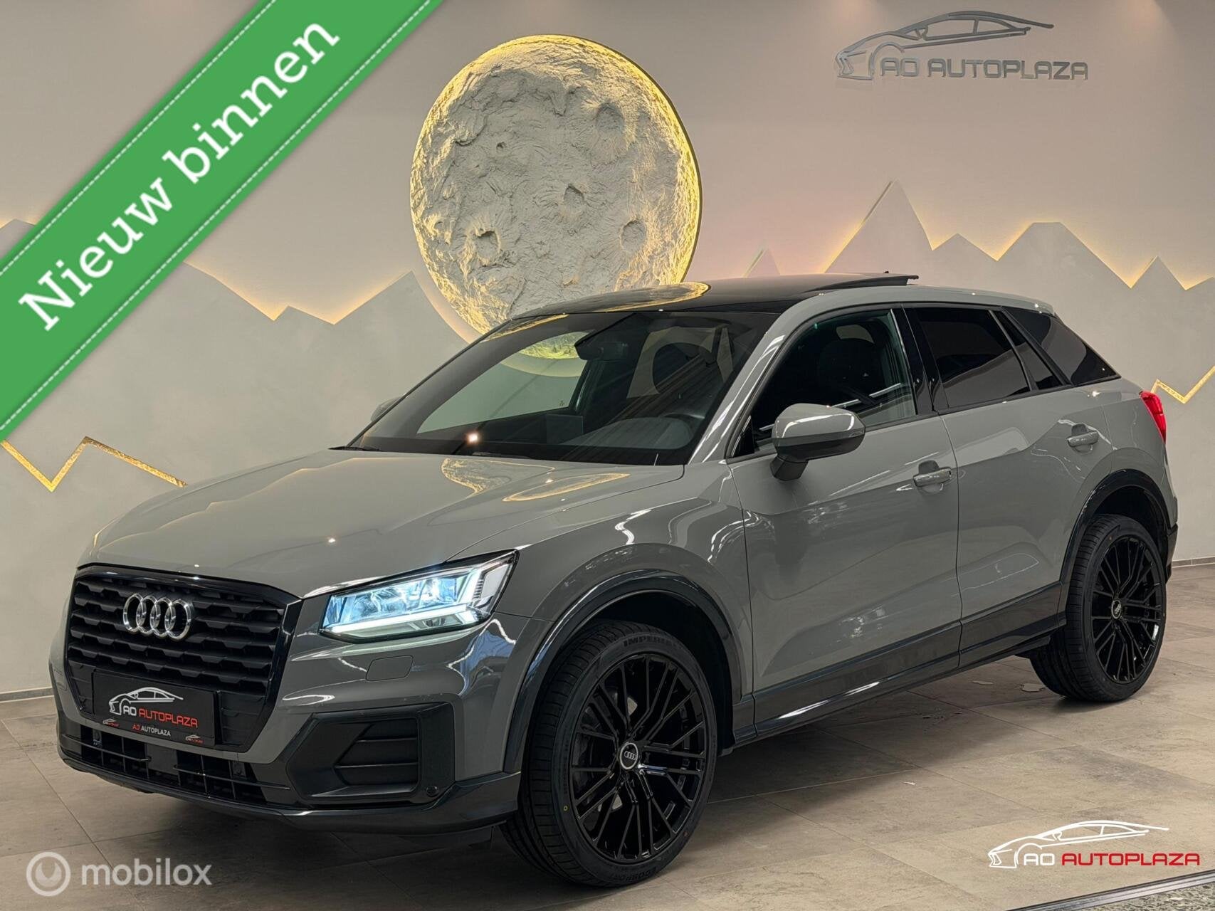 Audi Q2 35 TFSI Panorama/Keyless/Nardo grey/Leder/Sfeerverli, 15 km/l, 1498 cc, 4 cilinders, 150 pk