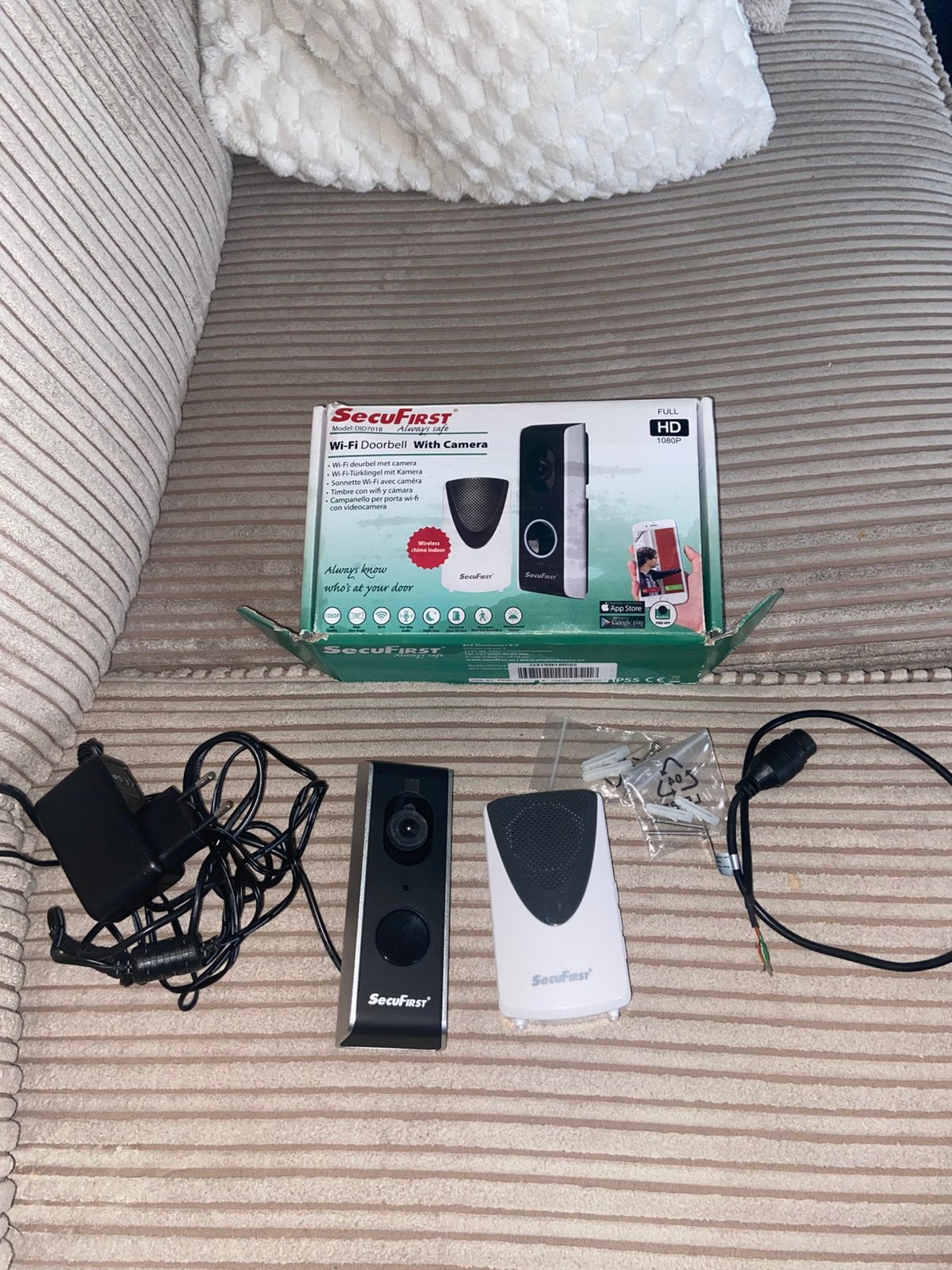 SecuFirst wifi deurbel met camera (nieuw), Ophalen of Verzenden, Nieuw, Bedraad