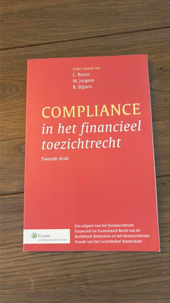 Compliance in het financieel toezicht, Ophalen of Verzenden, Beta, Zo goed als nieuw