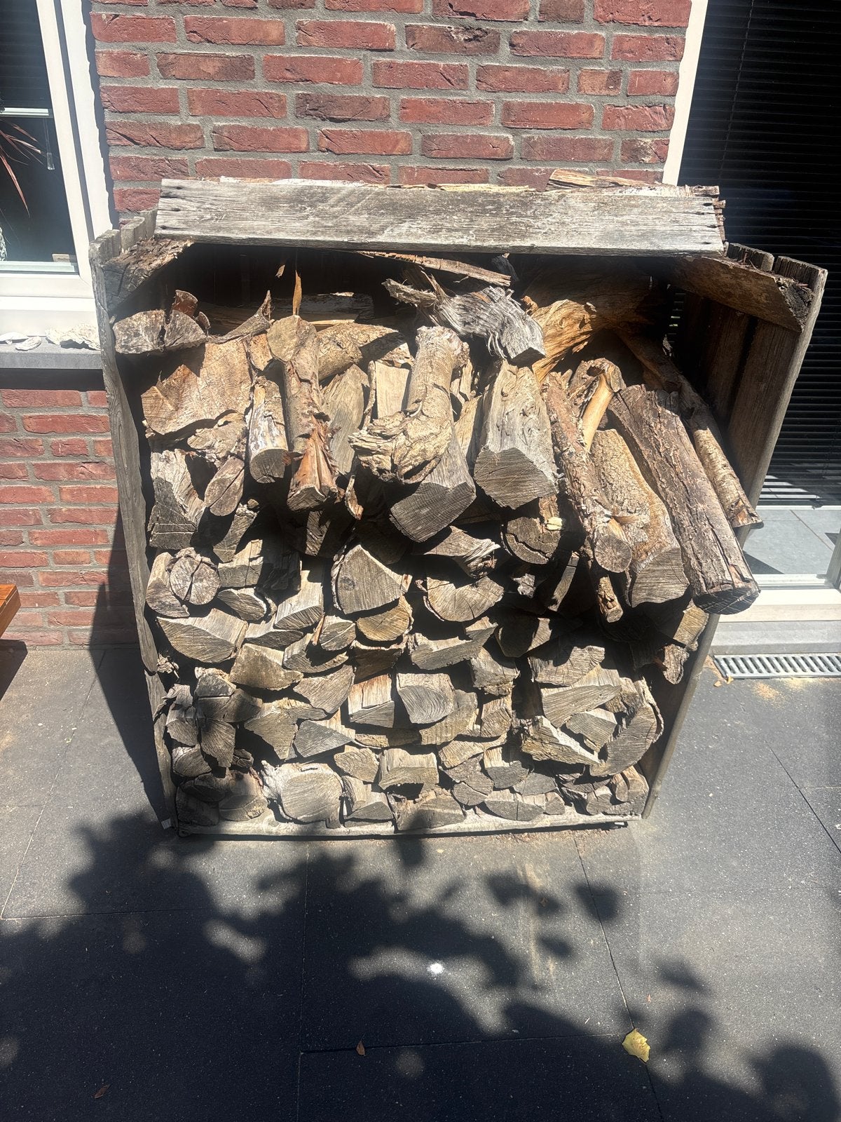 Gedroogd brandhout - diverse houtsoorten, Tuin en Terras, Haardhout, Minder dan 3 m³, Ophalen, Overige houtsoorten, Blokken