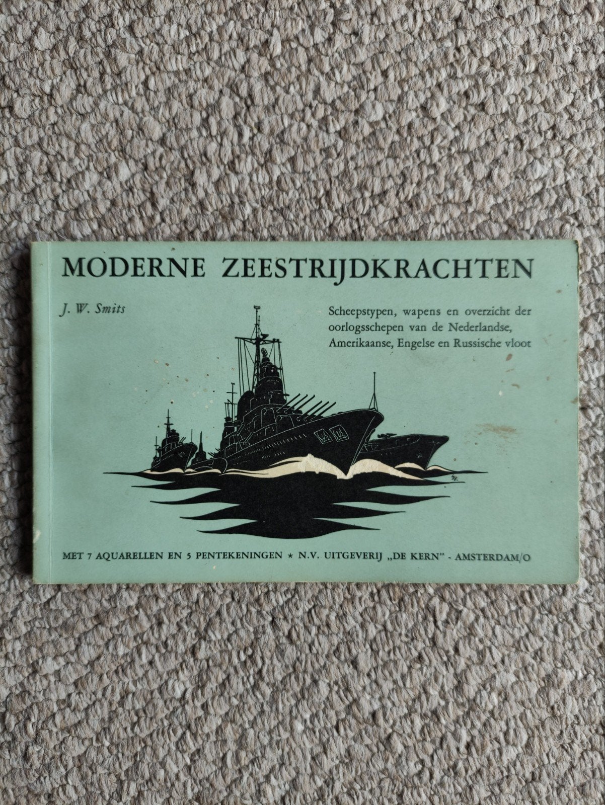 Moderne zeestrijdkrachten boek uit 1952, Ophalen of Verzenden