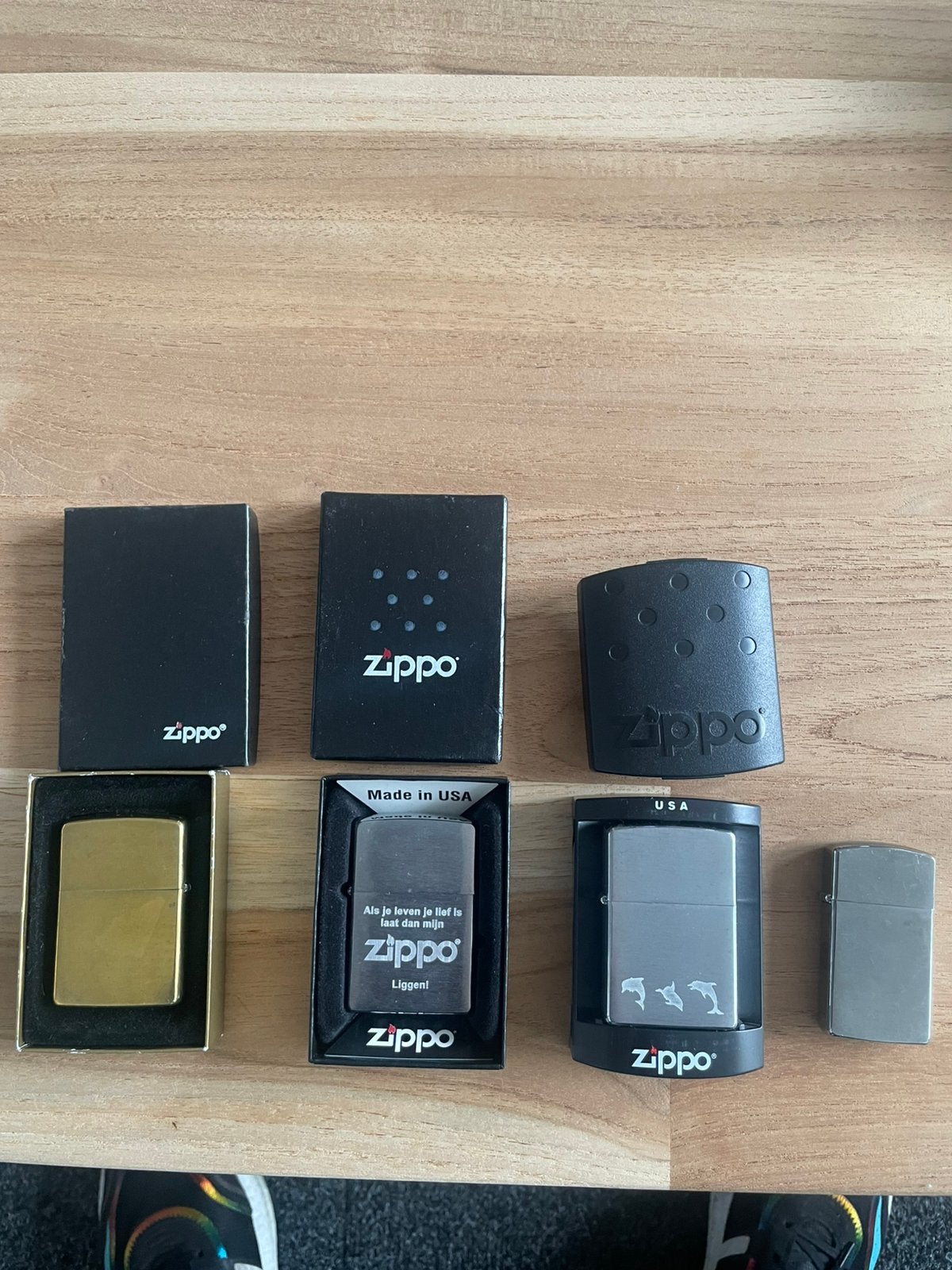 Zippo, Ophalen, Zo goed als nieuw