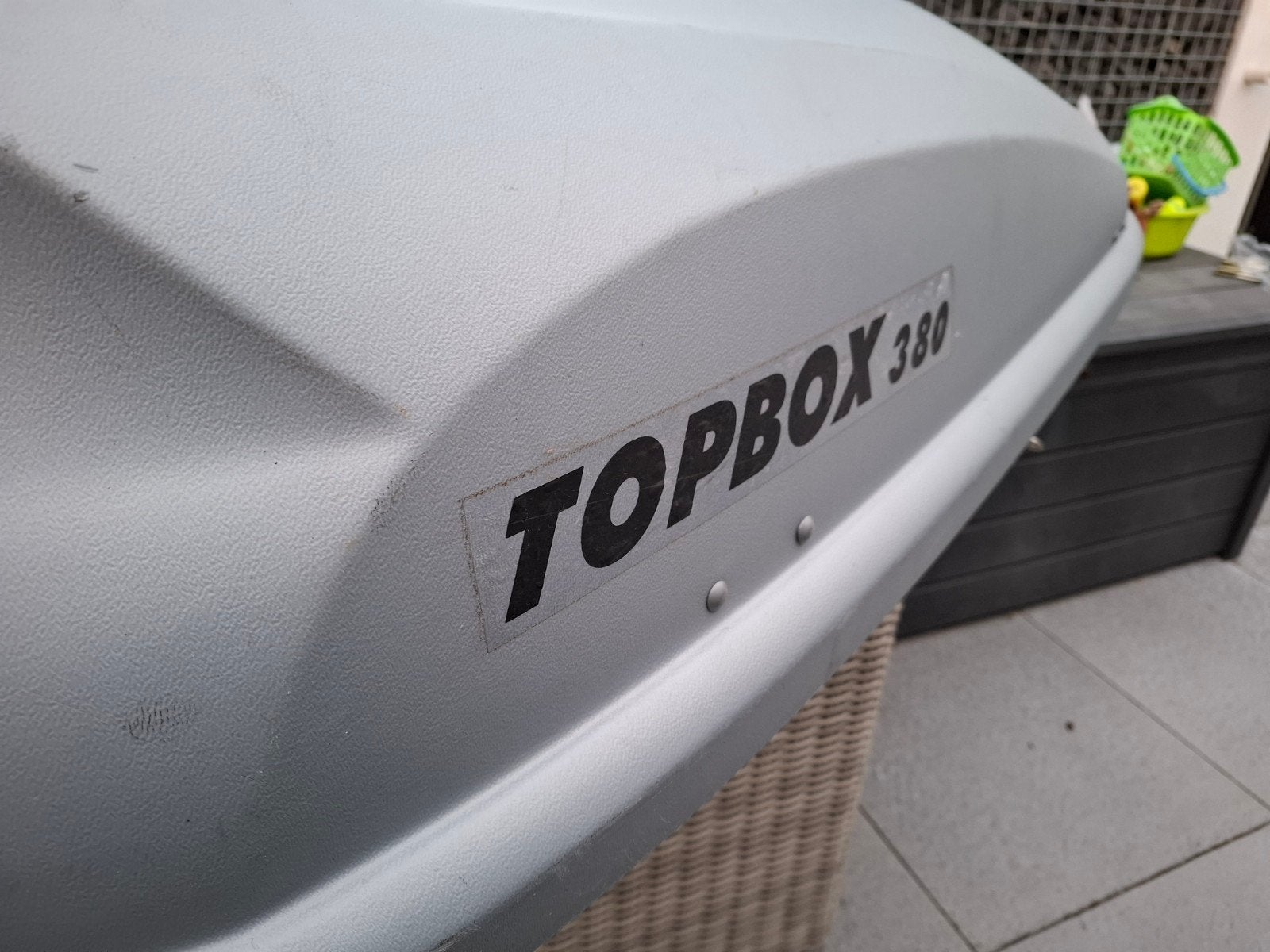 Topbox 380 Dakkoffer - 380 liter bagageopslag., Ophalen, Gebruikt
