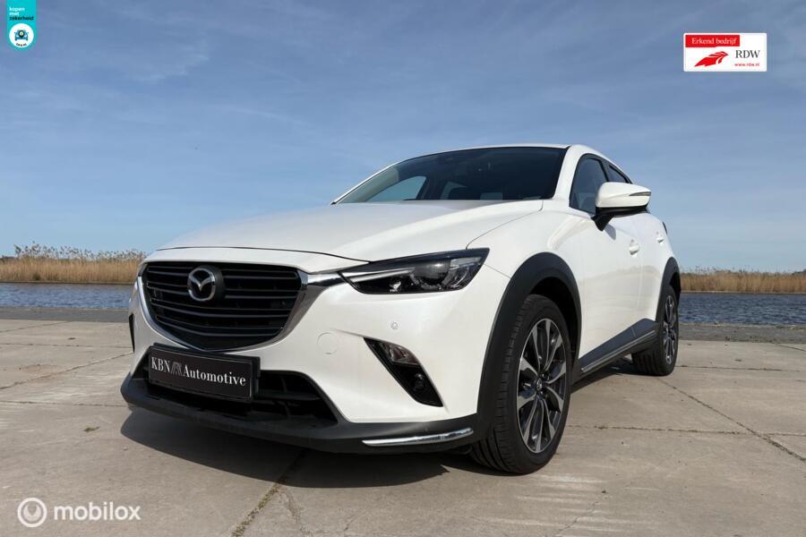 Mazda CX-3 2.0 SKYACTIV-G | Keyless | Head-Up Display |Sport, Auto's, Mazda, 1998 cc, Gebruikt, 4 cilinders, Leder en Stof