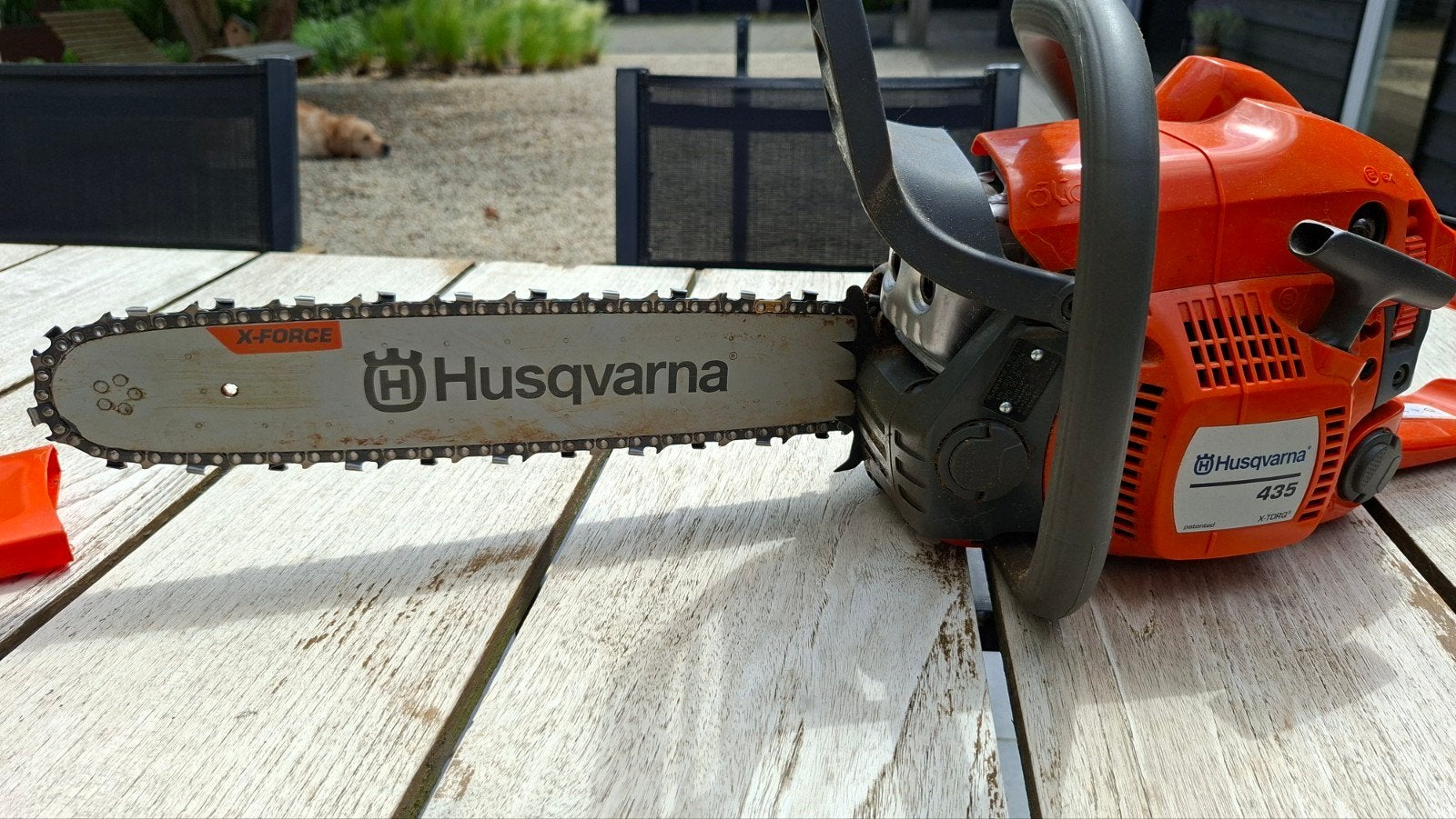 Husqvarna 435, Ophalen, 70 mm of meer, Kettingzaag, Zo goed als nieuw
