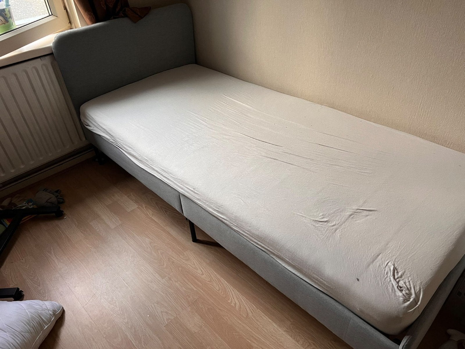 Eenpersoonsbed met matras - Goede staat, Ophalen, Gebruikt, 90 cm, Eenpersoons