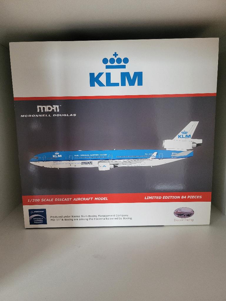 JC Wings 1:200 KLM "FAREWELL" MD-11 DT2301, Ophalen of Verzenden, Nieuw, Schaalmodel