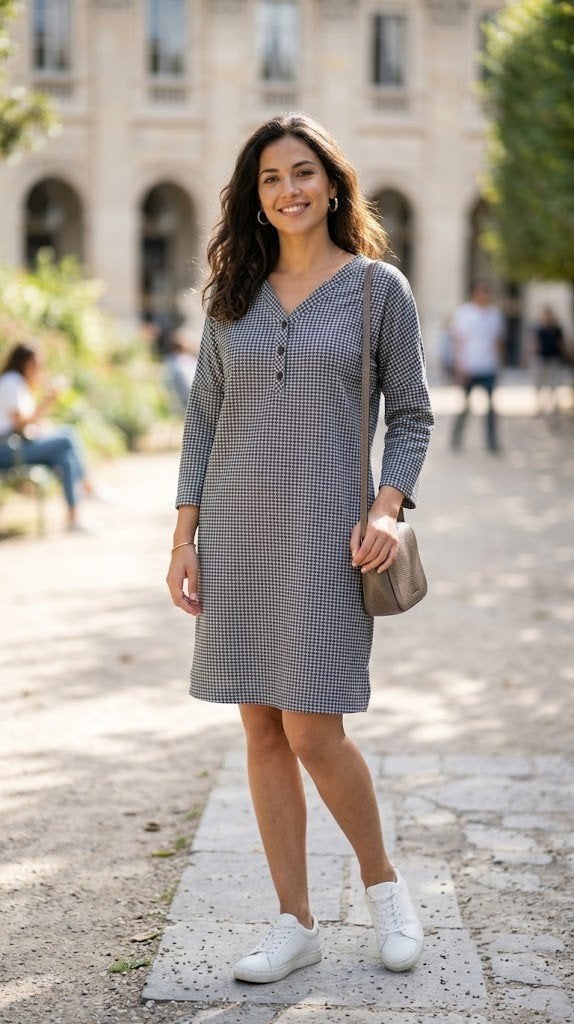 jurk Penn & Ink, Kleding | Dames, Jurken, Penn & Ink, Zo goed als nieuw, Maat 36 (S), Boven de knie