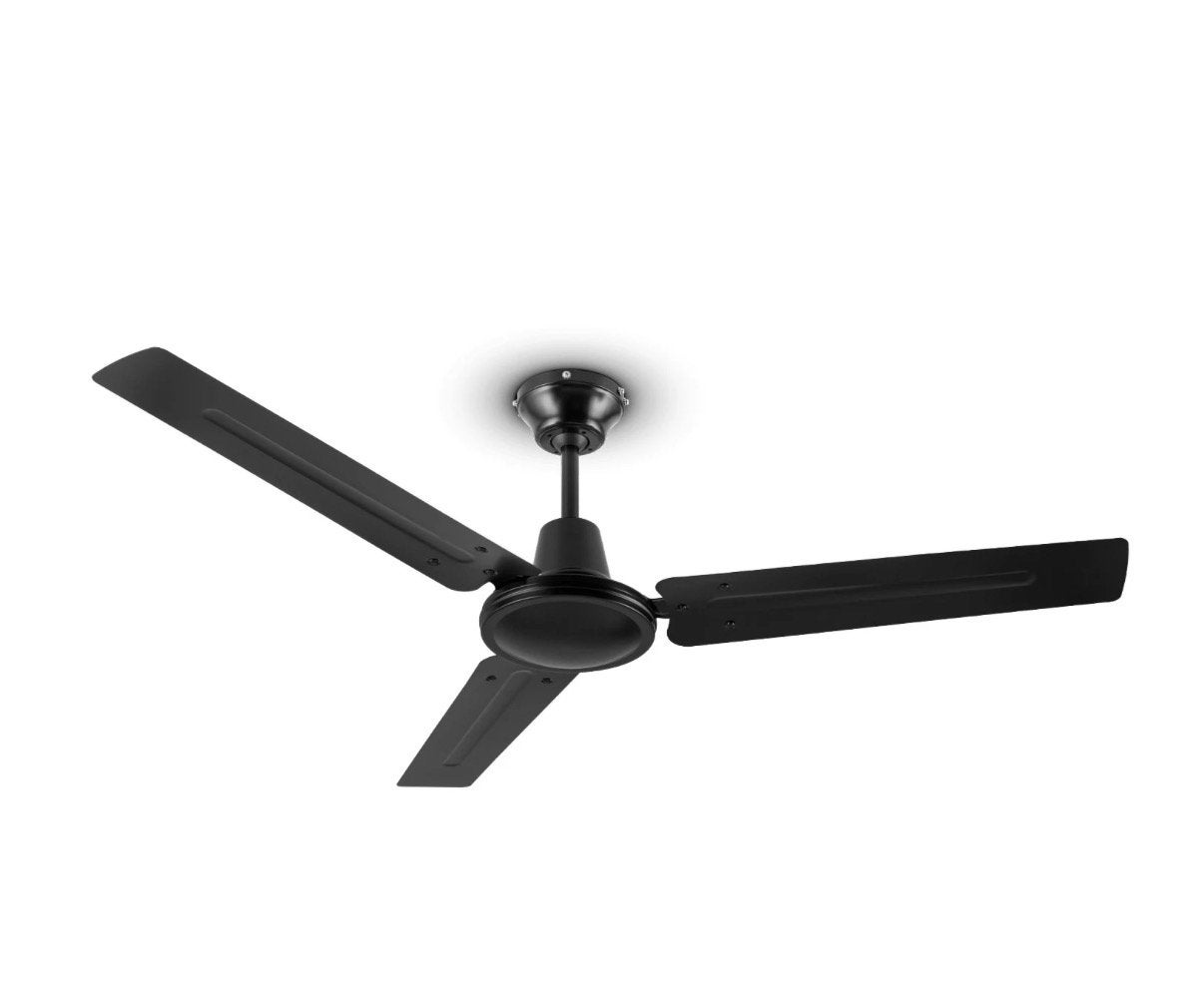 Klarstein plafondventilator 122 cm zwart, Ophalen of Verzenden, Zo goed als nieuw, Plafondventilator