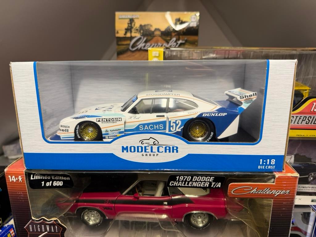 Ford capri turbo group 5 MCG, Hobby en Vrije tijd, Modelauto's | 1:18, Ophalen of Verzenden, Nieuw, Auto, Overige merken