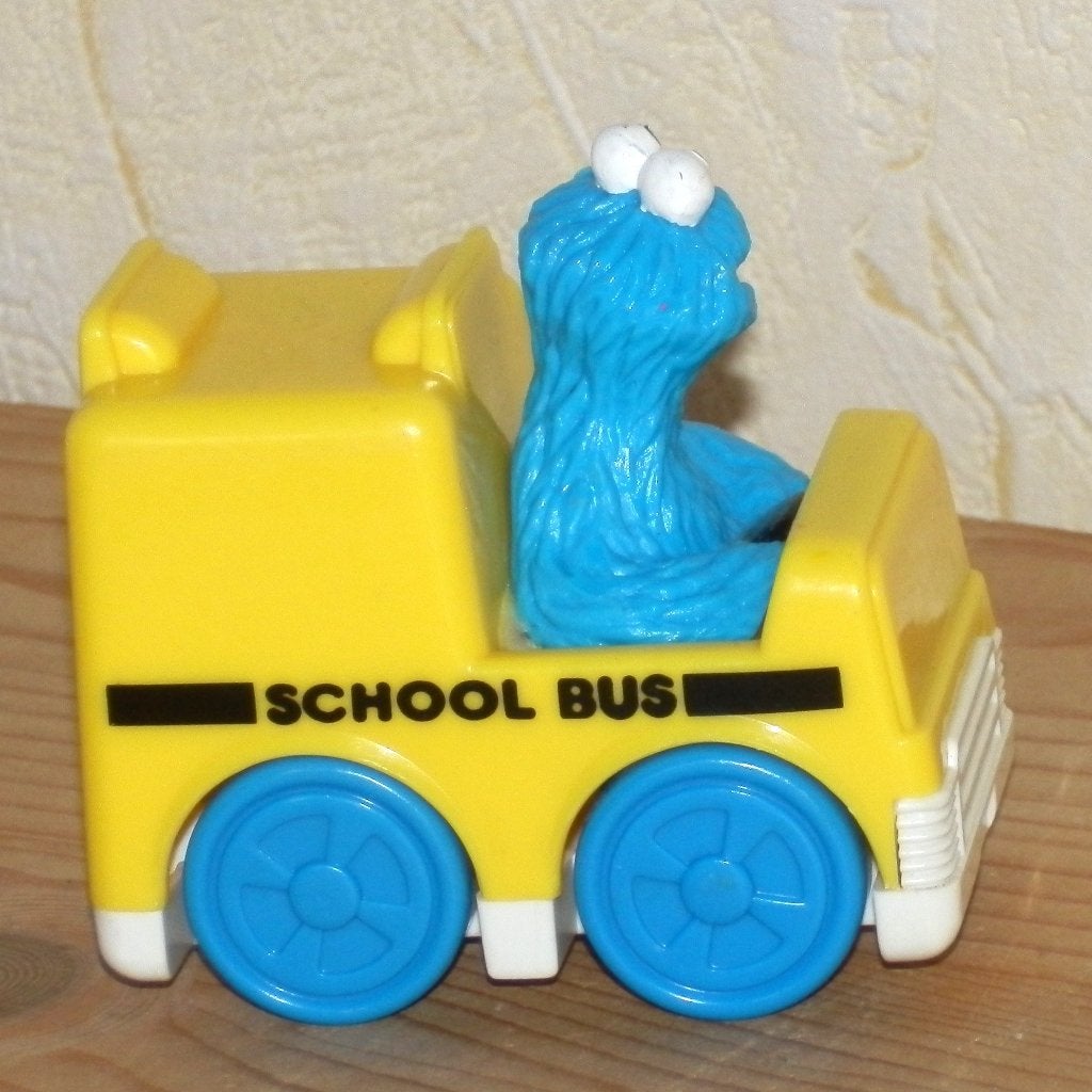 Koekiemonster in de schoolbus matchbox / tyco preschooltoys, Ophalen of Verzenden, Zo goed als nieuw