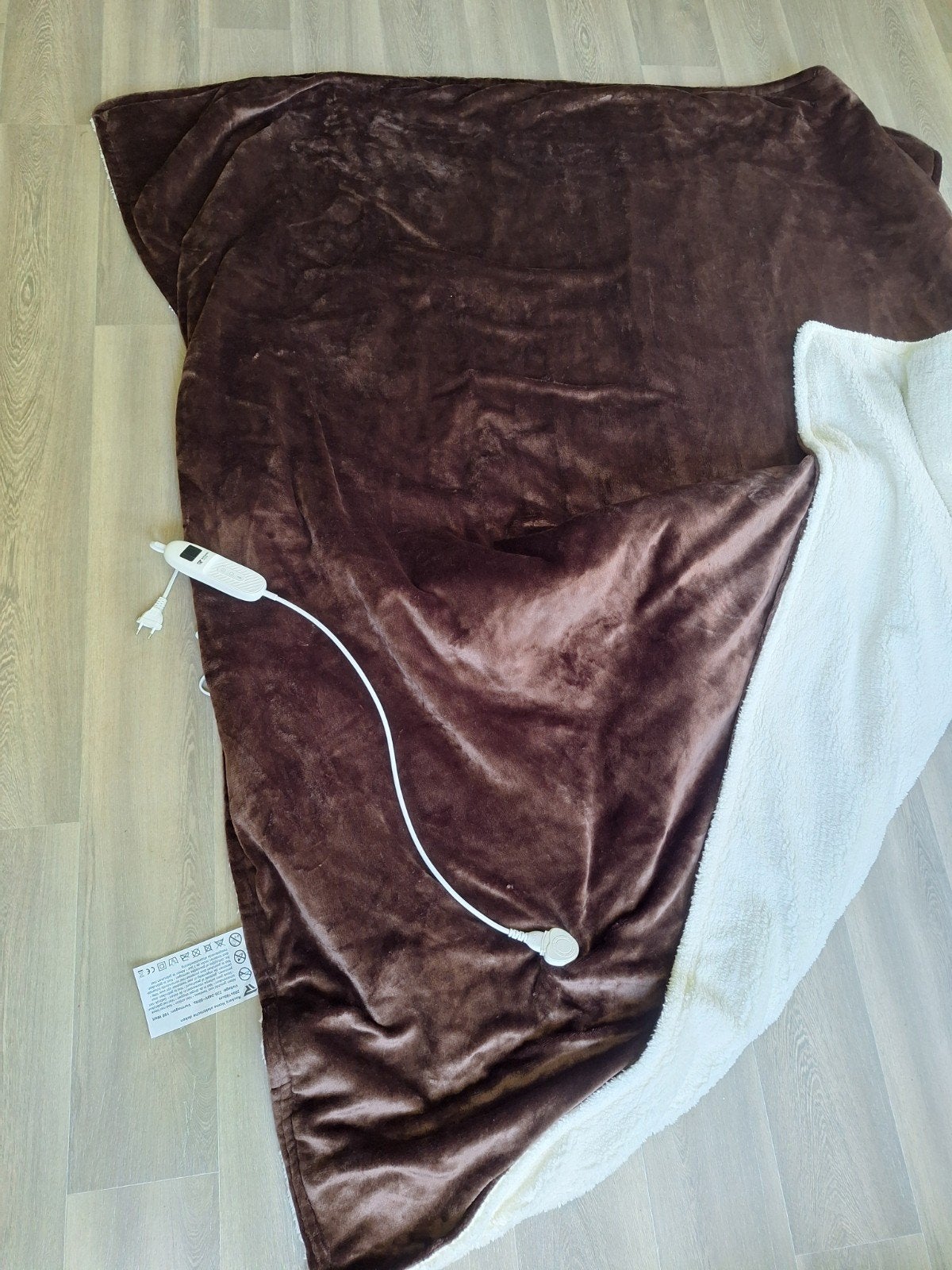 Elektrische warmtedeken 200x180, Ophalen, Nieuw, Bruin
