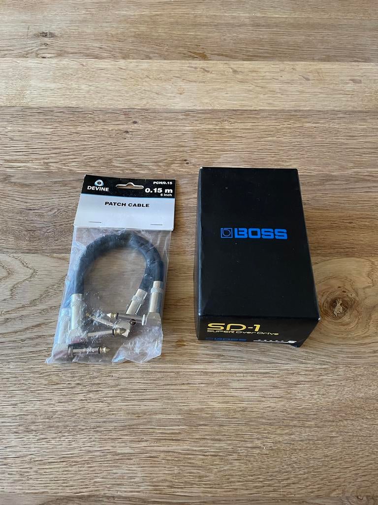 Boss SD1 (ongeopend) inclusief patchkabels, Muziek en Instrumenten, Effecten, Ophalen of Verzenden, Nieuw, Distortion, Overdrive of Fuzz