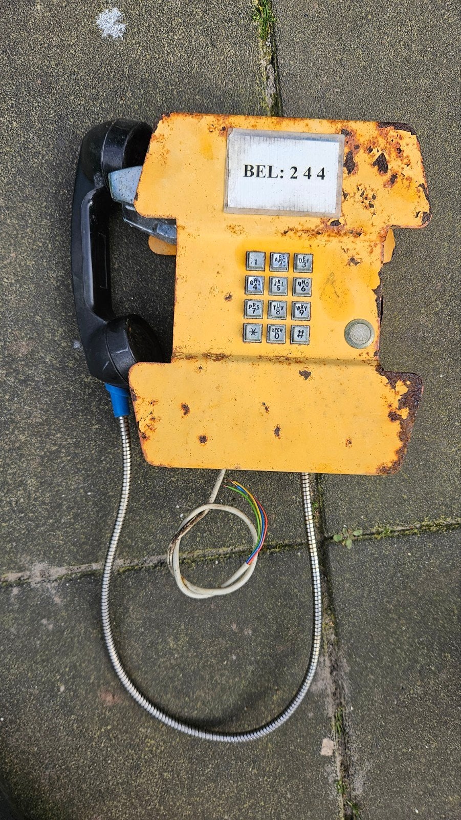 Vintage Telefoon voor Decoratie - Uniek Roestig Design, Ophalen of Verzenden