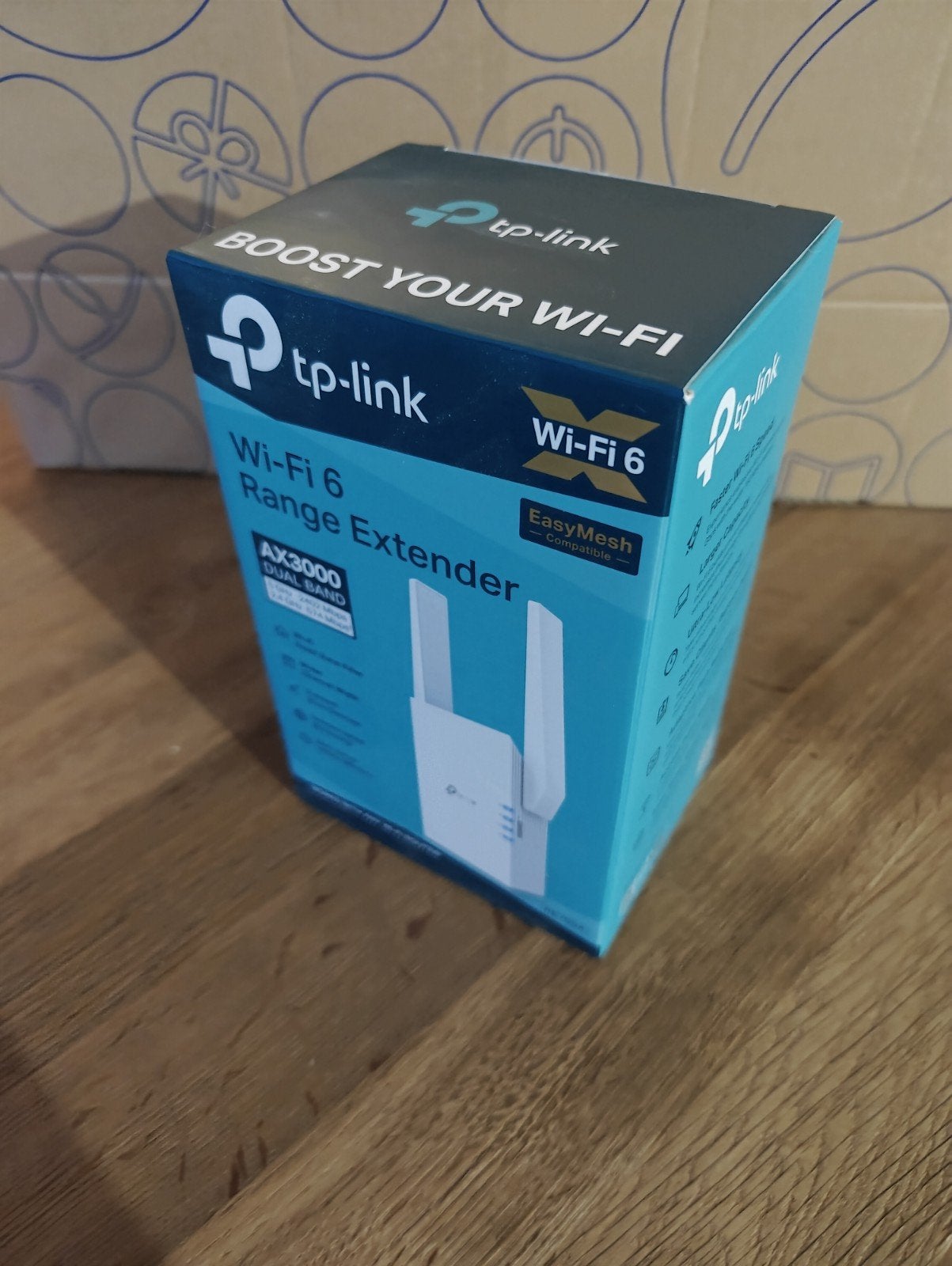 TP-Link AX3000 Wi-Fi 6 Range Extender (RE705X), Ophalen of Verzenden, Zo goed als nieuw, TP-Link