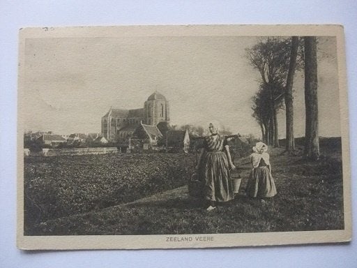 P299 Zeeland Veere - Klederdracht - 1931, Verzenden, 1920 tot 1940, Gelopen, Zeeland