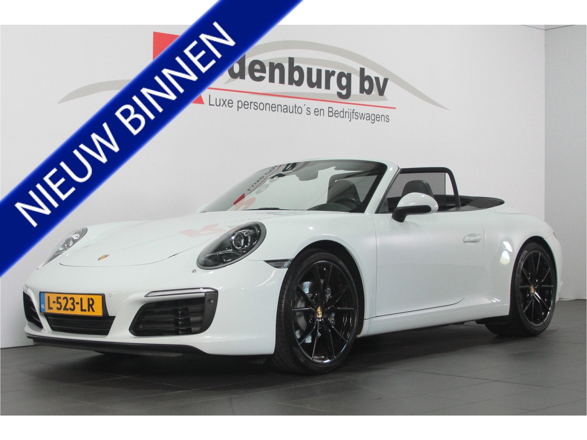 Porsche 911 - 991.2 Cabrio 3.0 Carrera - 2018 - 370 PK - Nav, Achterwielaandrijving, Gebruikt, Euro 6, Cabriolet