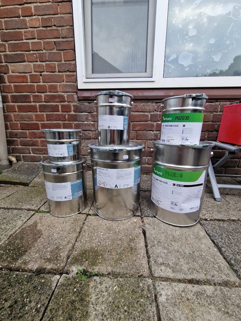 gietvloer materiaal, Ophalen, Nieuw, Wit
